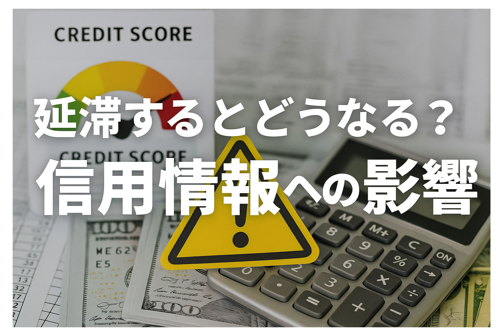 延滞するとどうなる？信用情報への影響