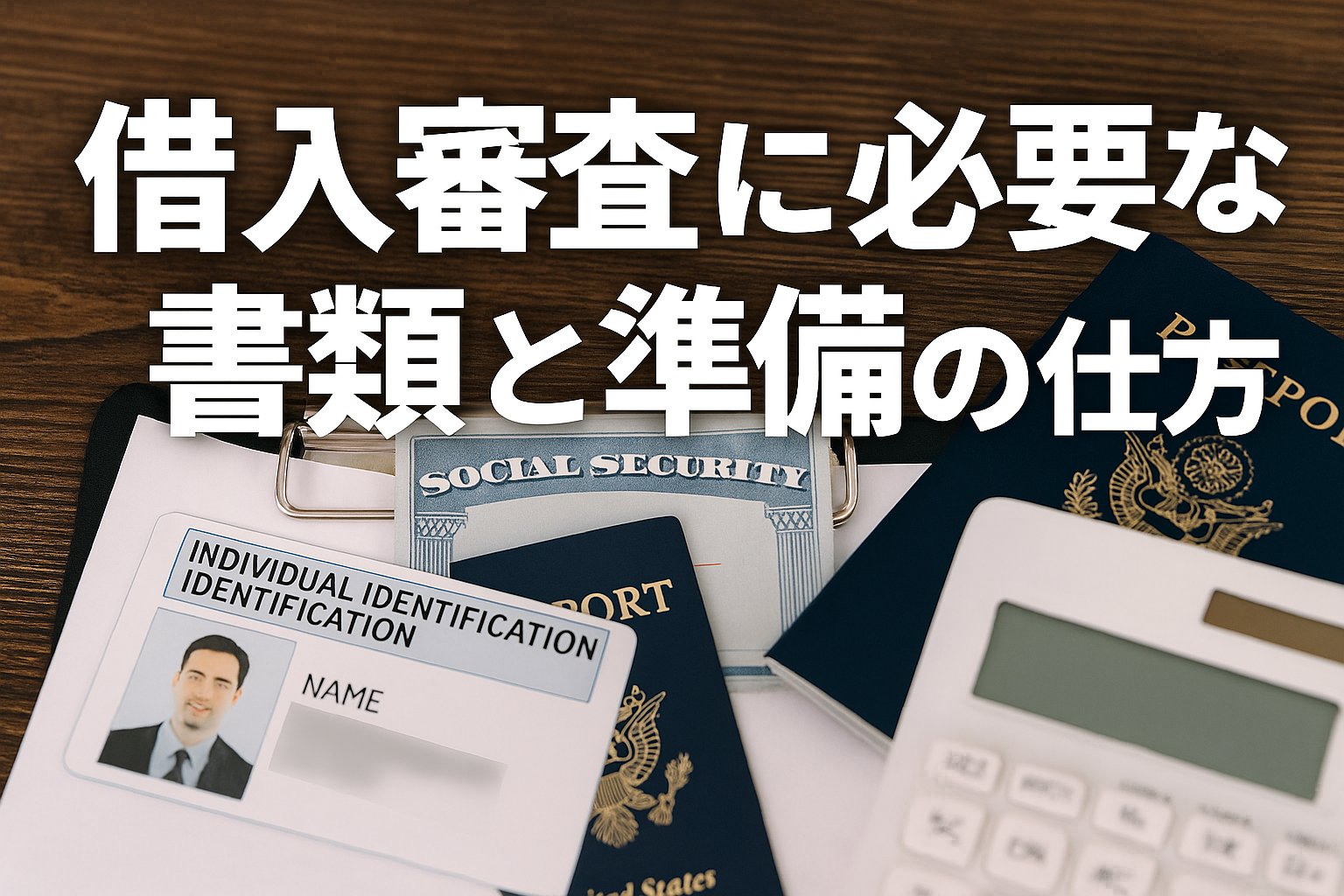 借入審査に必要な書類と準備の仕方