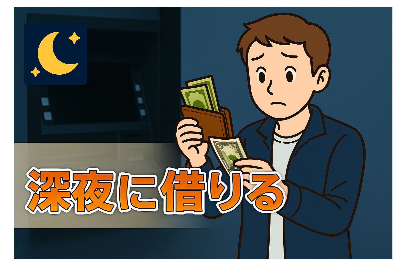 深夜でも借りられるキャッシングはある？
