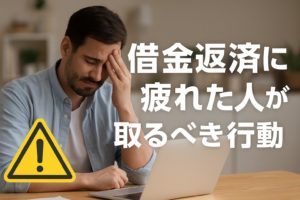 借金返済に疲れた人が取るべき行動とは？