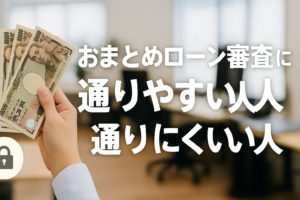 おまとめローン審査に通りやすい人・通りにくい人