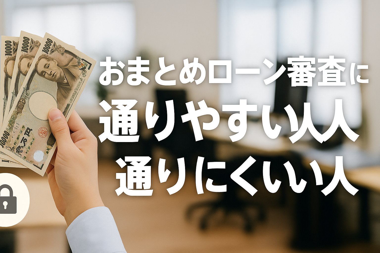 おまとめローン審査に通りやすい人・通りにくい人